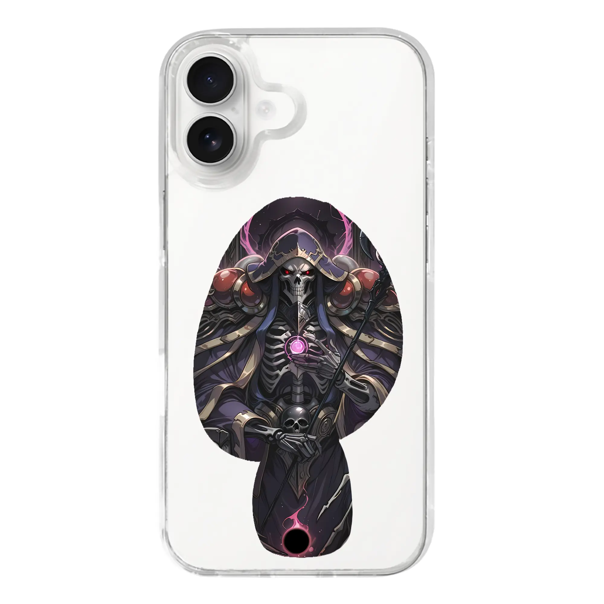 オーバーロード グッズ アインズ・ウール・ゴウン - iPhone 17シリーズ 透明スマホケース – 薄型・耐衝撃・精密フィット保護カバー